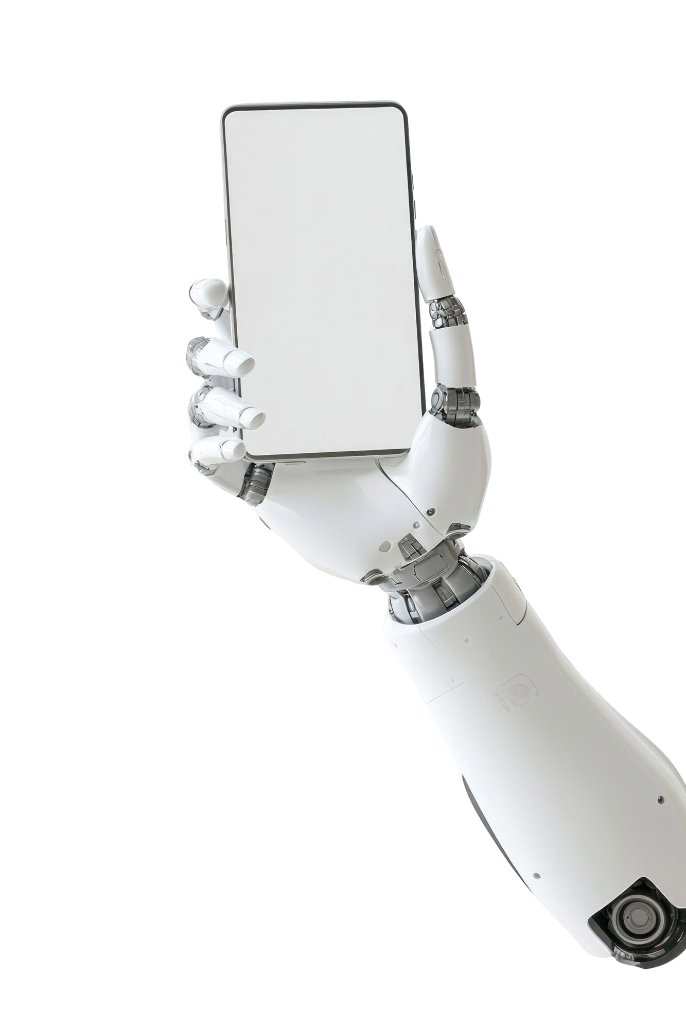 Mano robotica con smartphone SafeProgram